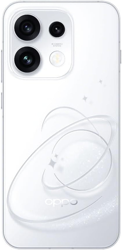 Reno16 Pro AI Phone Dual SIM 5G Pop White 12GB RAM 512GB With OPPO Enco Air4 + OPPO Magnetic Case - Middle East Version