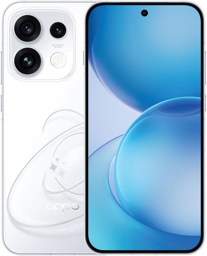 Reno16 Pro AI Phone Dual SIM 5G Pop White 12GB RAM 512GB With OPPO Enco Air4 + OPPO Magnetic Case - Middle East Version