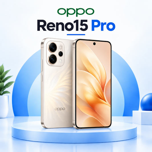 Reno15 Pro AI Phone Dual SIM 5G Dusk Brown 12GB RAM 512GB + My Candy Speaker + Zentality Ultra Concise V Earbuds + Zentality Powerbank 10k mAh - Middle East Version